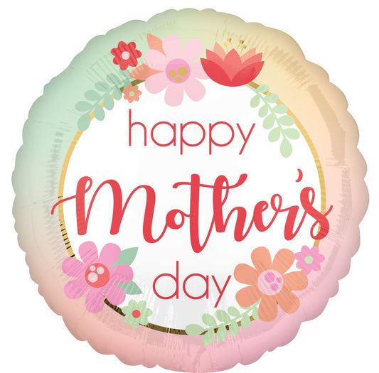 18" Happy Mothers Day Balloon
