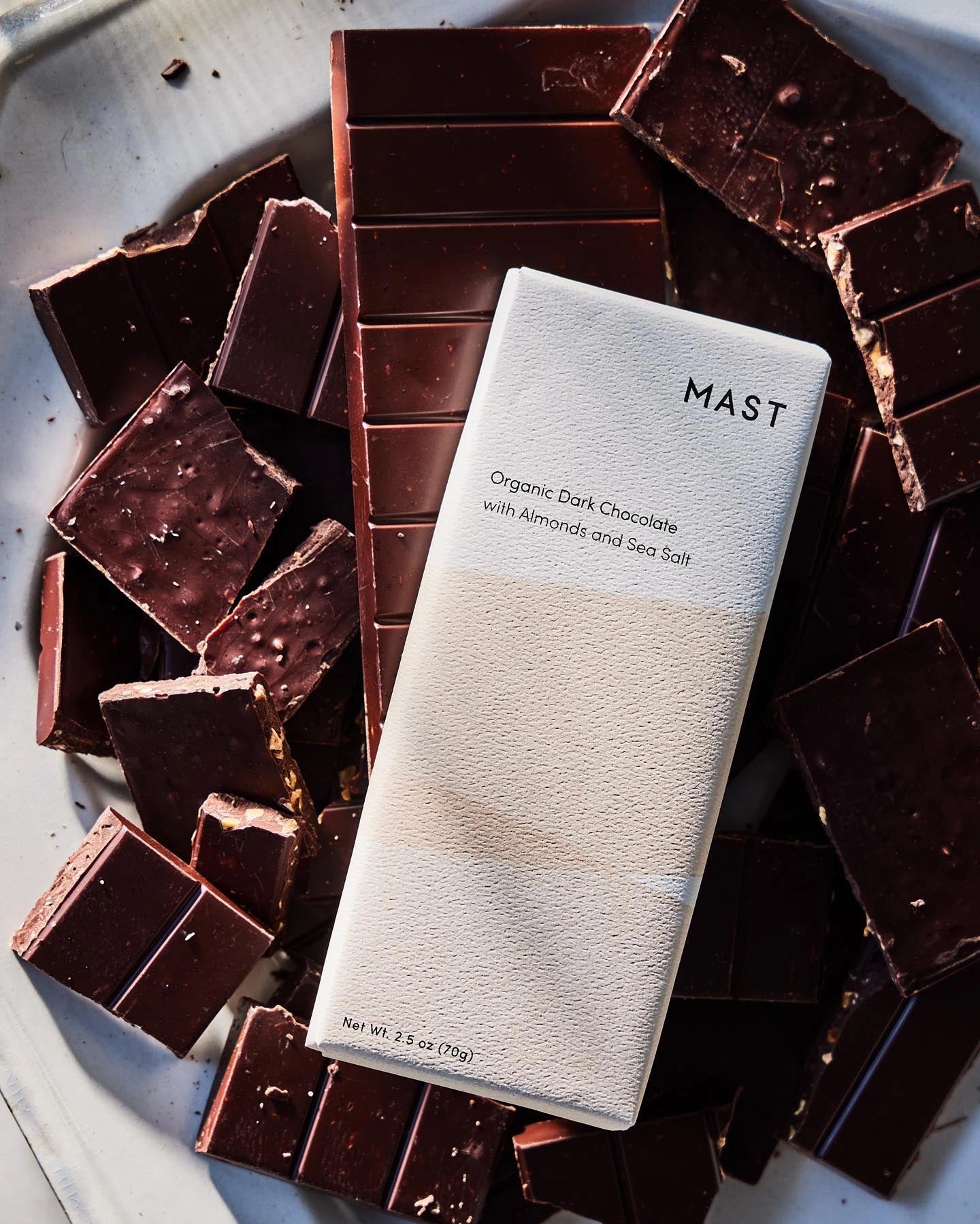 Mast Organic Dark Chocolate with Almonds & Sea Salt