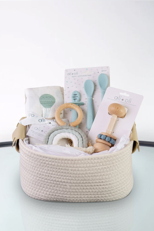 Newborn Baby Boy Gift Basket