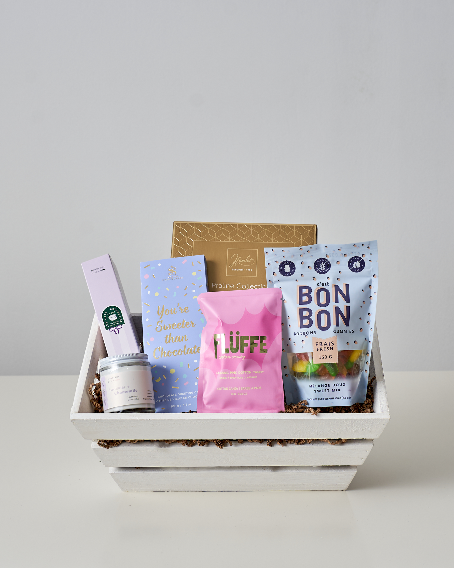 Cozy Wellness & Sweets - Valentines Gift Basket