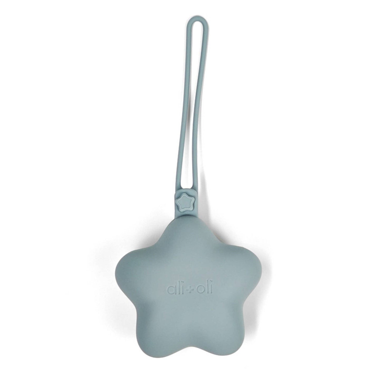 Ali+Oli Silicone Pacifier Case 2 pack Star (Mist-Sand)