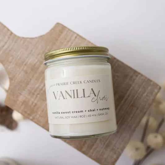 Vanilla & Chai Premium Artisanal Local Candle