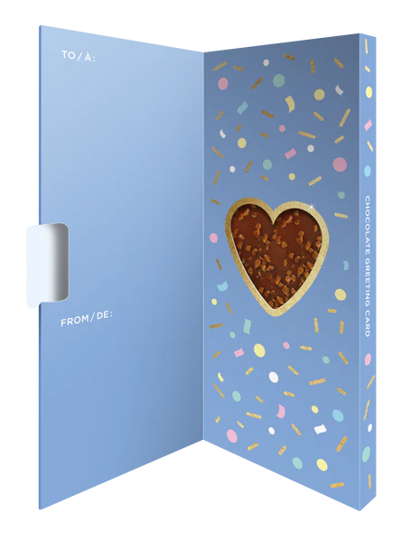 "You're Sweeter Than Chocolate" Milk Chocolate Bar Greeting Card