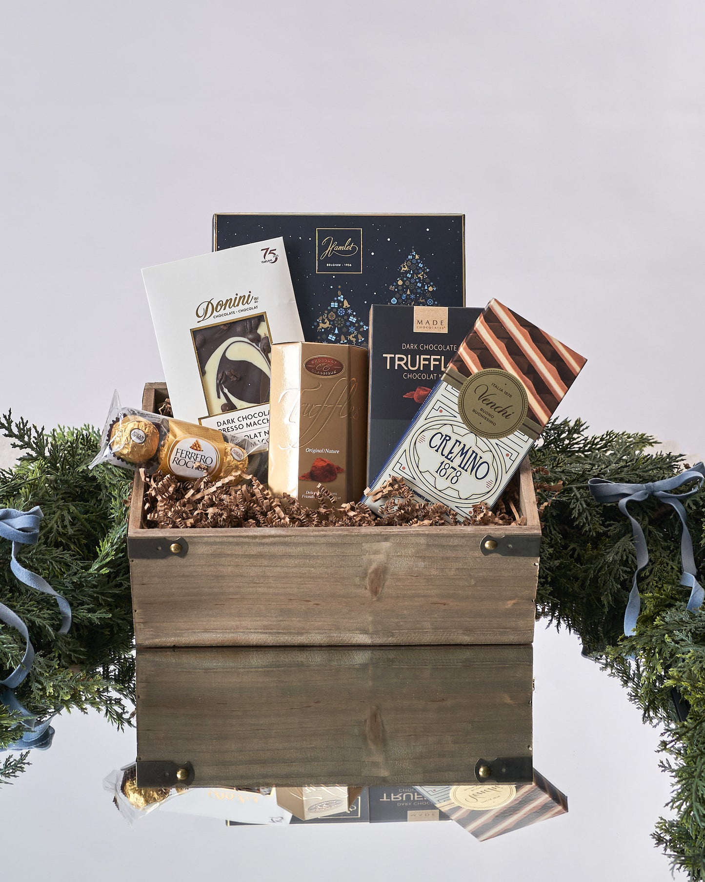 The Chocolate Indulgence Wood Crate