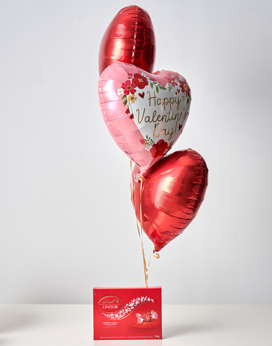 Valentines Day Hearts & Chocolate Bouquet