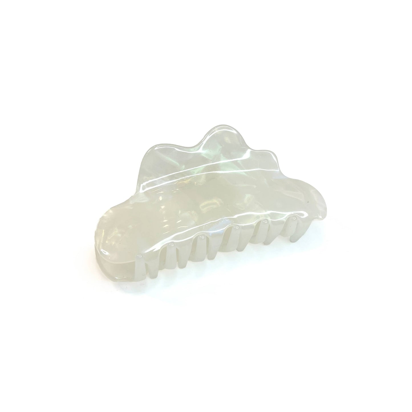 Eco-Friendly White Cloud Claw Clip