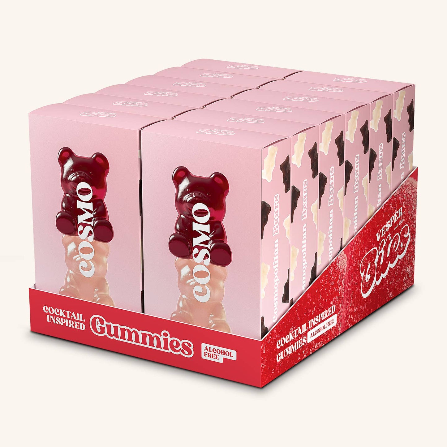 Cosmo Bears Gummies, Chewy Candies, Alcohol-Free