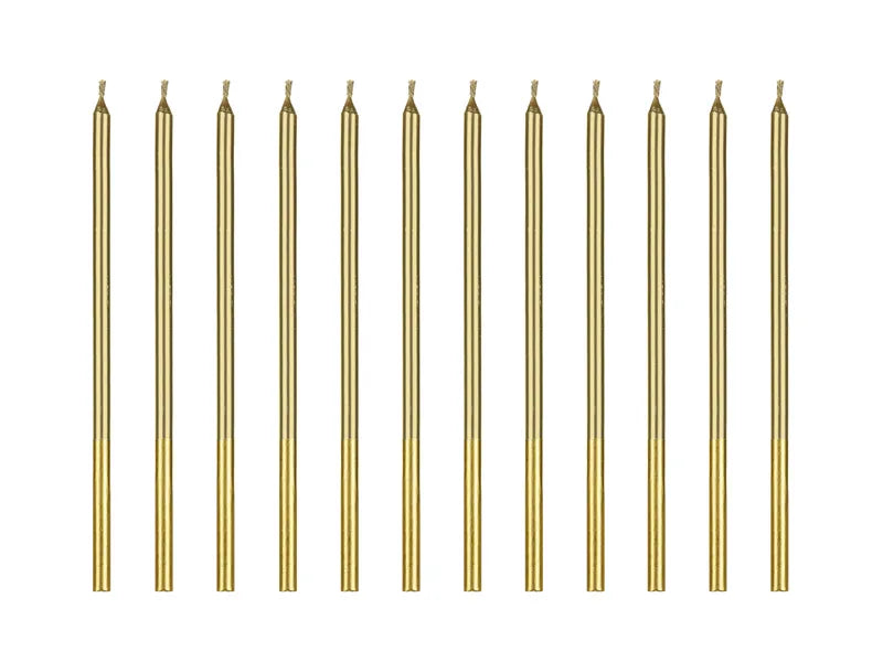 Gold Tall Candles