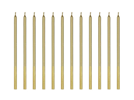 Gold Tall Candles