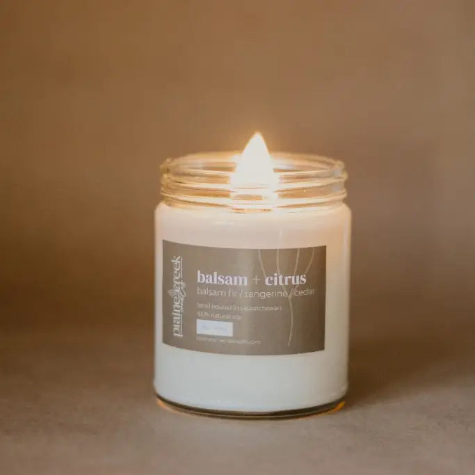 Balsam + Citrus - Artisanal Local Candle