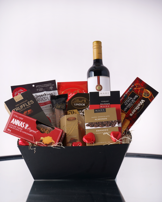 Deluxe Sweet Valentines Day Gift Basket